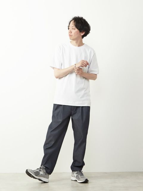 ソロテックスデニムワイドテーパードパンツ｜MEN'S MELROSE（メンズメルローズ）｜商品詳細｜メルローズ公式通販 | MELROSE  STORE（メルローズストア）