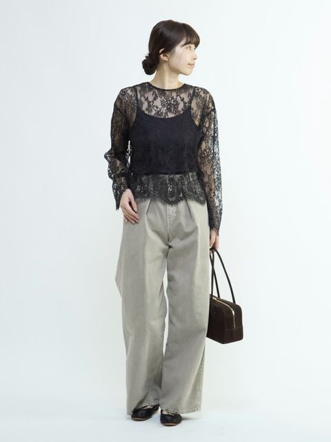 porselli/ポルセリ】バレエシューズ SOLID COLOUR SATIN｜martinique