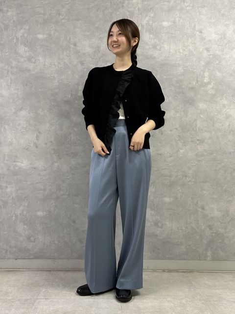 l’heritage martinique タフタフリルカーディガン 追加》【l’heritage martinique/レリタージュ