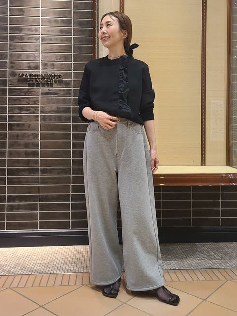 l’heritage martinique タフタフリルカーディガン 追加》【l’heritage martinique/レリタージュ