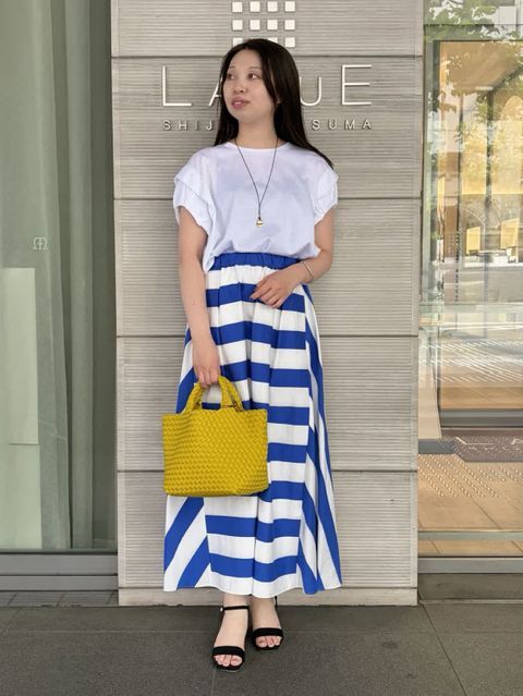 DOMELLE/ドメル】BIG STRIPE SKIRT｜martinique（マルティニーク