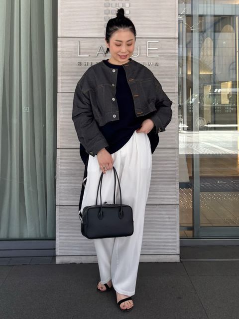 COGTHEBIGSMOKE/コグザビッグスモーク】NIKKI COLLARLESS JACKET