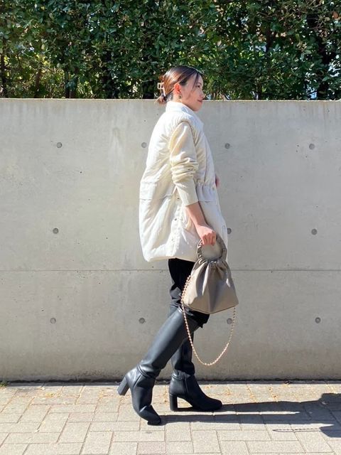 ウエストドロス中綿ベスト
