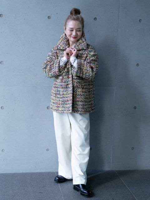 ラメ混 ファンシーツイード ジャケット（WOMENアウター・ジャケット