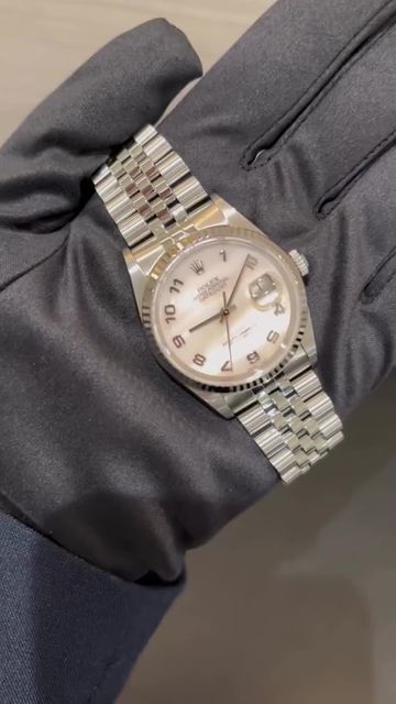 aachanROLEX ロレックス デイトジャスト　ピンクシェル ROLEX ロレックス デイトジャスト ピンクシェルの買取実績 | 買取専門