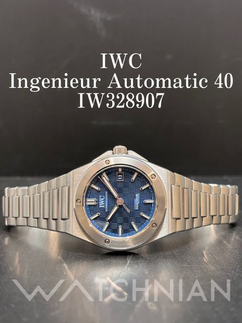 IWC インヂュニア オートマチック 40 IW328907 ブルー メンズ 時計
