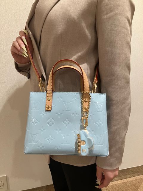 ルイ ヴィトン モノグラムヴェルニ リード PM LVリミックス スカイ