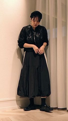 シアーレースブルゾン