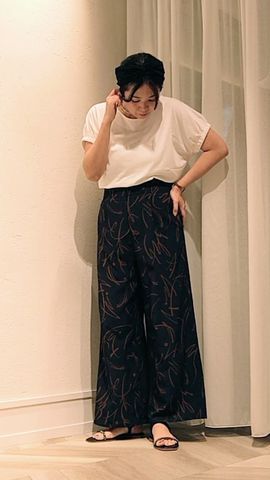 接触冷感]ギャザースリーブプルオーバー