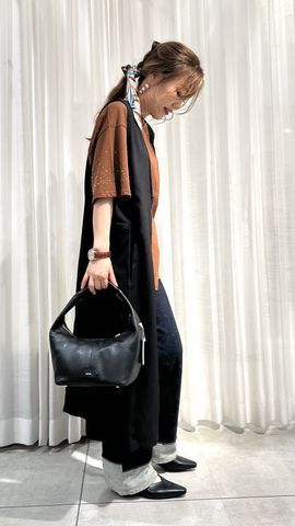 返品送料無料】 ダークデニム willfully 折り返しパンツ