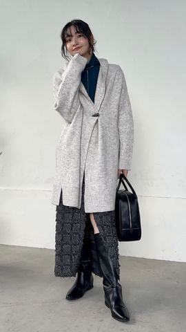 WEB限定】フリンジチェックスカート
