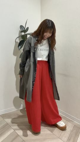 4ozデニムシャツチュニック