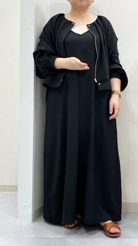 麻ライクショートブルゾン