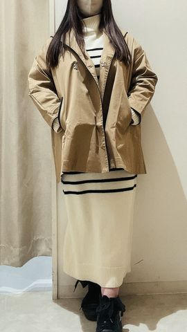cen. パイピング コート キャメルの通販 by NORI's shop｜ラクマ