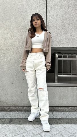 セール】フェイクファー キルティングジャケット レディース