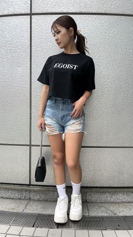 EGOIST刺繍Tシャツ