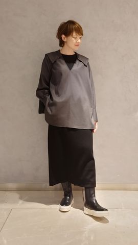 プレインピープルMODERN VIBRATTO COTTONブラウス 3 グレー item344054272101-1-2.jpg