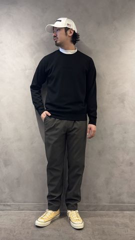 MEN'S MINI 3D LOGO CREWNECK（メンズミニ3Dロゴグルーネック