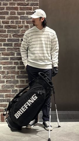 MEN'S WR STRIPE CREWNECK KNIT（メンズ WR ストライプ クルーネック