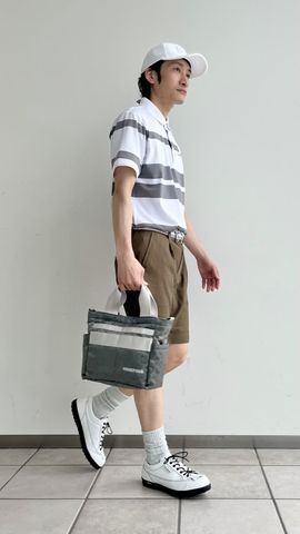 BRIEFINE レオパレード柄 ゴルフ カートバック 2way 2WAY CART TOTE LEOPARD JQ（2ウェイカートトート レオパード