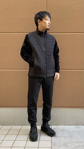 MEN'S WINDBLOCK MOLE YARN KNIT BLOUSON（メンズ ウィンドブロック