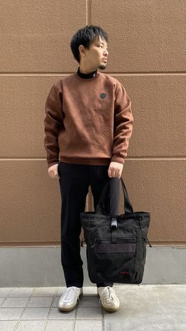 CE MEN'S WR BIAS LOGO CREWNECK KNIT（CE メンズ WR バイアス ロゴ