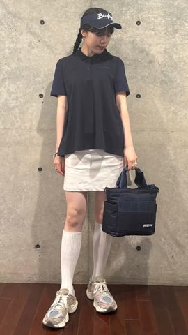 BRIEFING - BRIEFING ブリーフィング　ベーシックスカート　ネイビー　S WOMEN'S STRETCH NYLON FLARE SKIRT（ウイメンズストレッチ