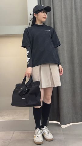 WOMEN'S STRETCH PLEATED SKIRT（ウィメンズ ストレッチ プリーテッド