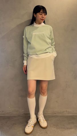 WOMEN'S STITCHED 3D LOGO SKIRT（ウィメンズ ステッチド 3Dロゴ