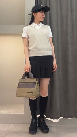 WOMEN'S WR BI-COLOR V NECK KNIT VEST（ウィメンズ WR バイカラー V