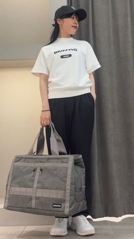WOMEN'S COLLEGE LOGO HIGHNECK（リラックスフィット）（ウィメンズ