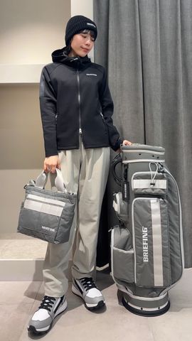 ブリーフィング　WARM LOGO LINE PARKA BRIEFING - MENS WARM LOGO LINE PARKA / 3Dロゴ ストレッチ