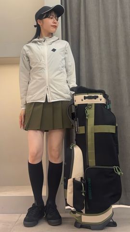 WOMEN'S WR NYLON 3D LOGO PLEATED SKIRT（ウィメンズ ウォーターR
