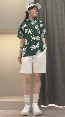 PAIKAJI MEN'S HAPPY PINEAPPLE SKIPPER SHIRT（パイカジ メンズハッピ