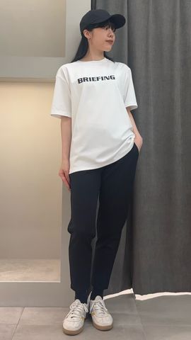WOMEN'S 3D LOGO CREASED WIDE JOGGER PANTS（ウィメンズ 3Dロゴ