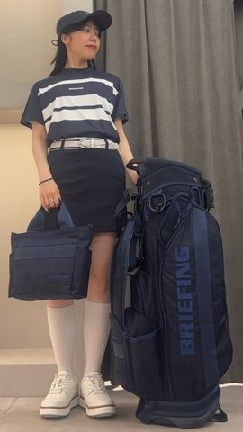 WOMEN'S PANEL STRIPE HIGHNECK（リラックスフィット）（ウイメンズ
