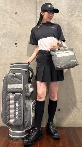 WOMEN'S LOGO ELASTIC PLEATED SKIRT（ウイメンズロゴエラ