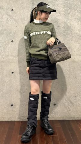 ブリーフィングレッグウォーマー オリーブ BRIEFING