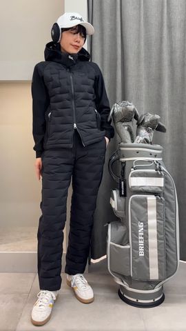 ⭐︎新品 ブリーフィングゴルフハイブリッドダウンパーカー＆スカート グレーS WOMEN'S HYBRID DOWN PARKA（ウィメンズ ハイブリッド ダウンパーカ