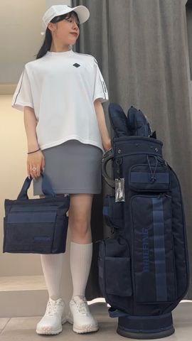 BRIEFING オールオーバー EMB ハイネック リラックスフィッ WOMEN'S LINE HIGHNECK （リラックスフィット）（ウィメンズ ライン