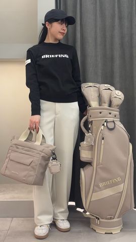 ZOZO　CHAMPIONSHIP×BRIEFING　WRクルーネックニット WOMEN'S WR CREWNECK KNIT（ウィメンズ WR クルーネックニット