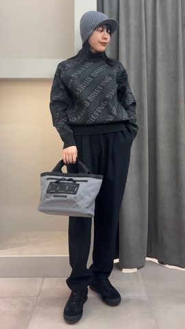 CE MEN'S WR BIAS LOGO CREWNECK KNIT（CE メンズ WR バイアス ロゴ