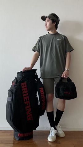 MEN'S LOGO LINE HIGHNECK （リラックスフィット）（メンズロゴ
