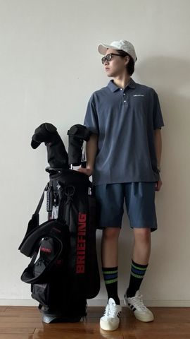 BRIEFING FD MEN’S PILE POLO（リラックスフィット） FD MEN'S PILE POLO（リラックスフィット）（FD メンズパイル