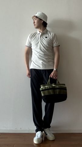 LA MEN'S MINI LINE POLO（LA メンズミニラインポロ）（BRG253M11