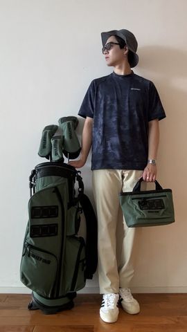 新品　BRIEFING MEN’S CAMO JQ HIGHNECKブラックM MEN'S CAMO JQ HIGHNECK（リラックスフィット）（メンズカモ