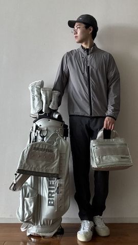 【新作未使用】BRIEFING ウィンドブルゾン　グレー　Lサイズ MEN'S POCKETABLE WIND BLOUSON（メンズ ポケッタブル ウィンド