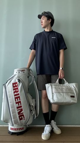 MEN'S LOGO LINE HIGHNECK （リラックスフィット）（メンズロゴ