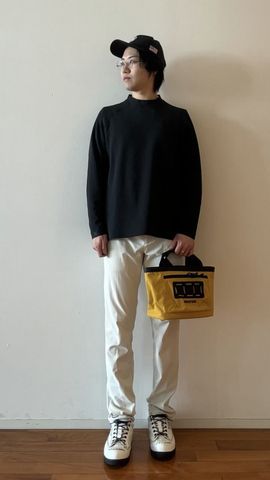 CE MEN'S NECK LOGO LS HIGHNECK（リラックスフィット）（メンズ