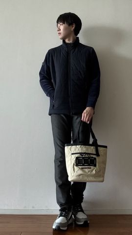 MEN'S WINDBLOCK MOLE YARN KNIT BLOUSON（メンズ ウィンド